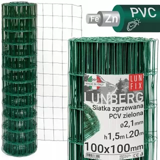 Oplotenie pozinkované + PVC zelená, 20m, h1.5m