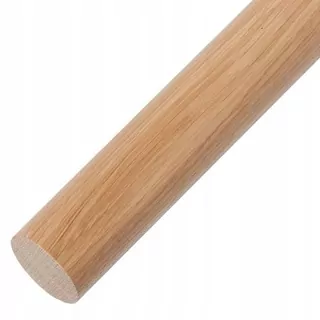 Drevená rukoväť ADP48D Ø48 2400mm dub surový