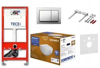 Podomietková toaletná súprava Tece Tece+Duravit+Tece Loop