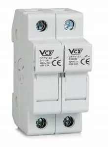 Modulárna poistka CFPV-32 PV 2P 10 × 38mm 1-32 A 1000 V