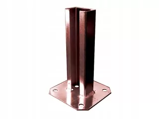 Základ pre stĺpec 60 × 40. Montáž nohy Brown