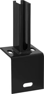 KU Podstavec stĺpika 60 × 40 mm RAL 9005