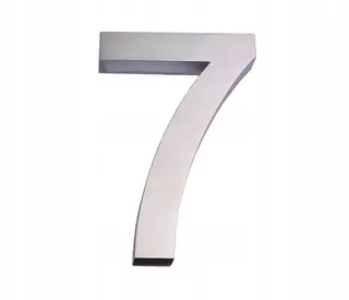 Podsvietená 3D číslica pre dom - "7"