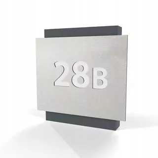 Podsvietené číslo domu Tlayer IN-AN LED 35 × 35 cm