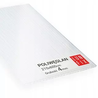 Polykarbonátová komorová doska Lun Fix 6 m x 210 cm x 4 mm