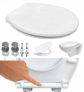 WC doska Perfecto PP, biely polypropylén
