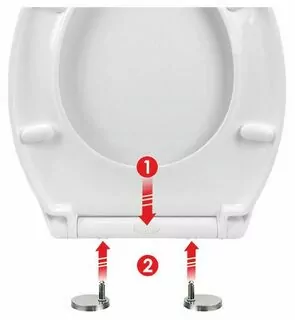 WC sedadlo Stinnea Entera, biely polypropylén