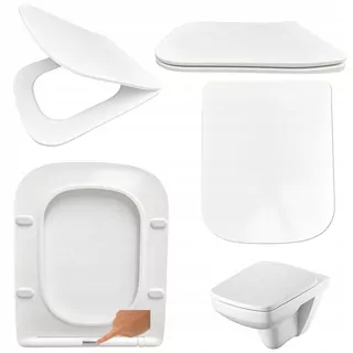 WC doska Perfecto Quattro, biely duroplast