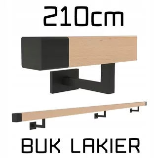 Wall Zábradlie drevené Bukowa buk lak 210cm