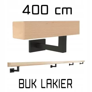 Wall Zábradlie drevené Bukowa buk lak 400C