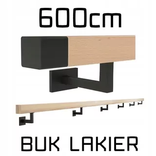 Wall Zábradlie drevené Bukowa Buk lak 600cm