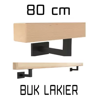 Wall Zábradlie drevené Bukowa buk lak 80 cm