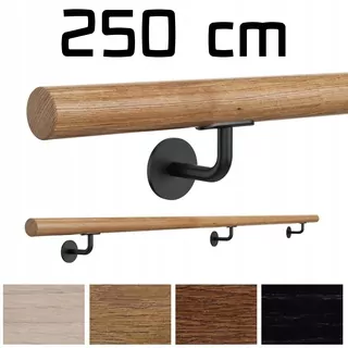 Wall Zábradlie drevené F42 250 cm dub lak Kol