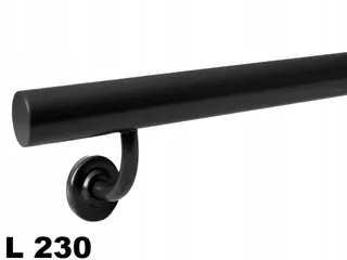 Wall zábradlia, schodiská 230 cm čierna biela grafit