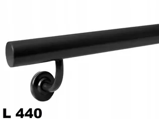 Nástenná lišta, schodisko 440 cm, s plastovým povlakom