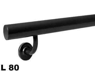 Nástenná lišta, schodisko 80 cm, s plastovým povlakom