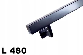 Nástenná tyč zábradlia M prášok L480cm štvorec