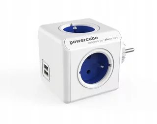 Napájací panel 4 zásuvky 230 V a 2 porty USB