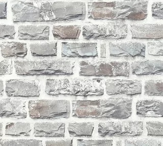 Flisénová tapeta imitácia kameňa Profhome 361403-GU hladká matná farba šedohnedá 5,33 m2