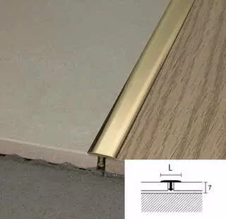 Lišta Profilpas 26 x 7, dĺžka 270cm, lesklá mosadz