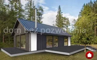 Dom bez povolenia 35 m2 ST-1C MUROVANY so SPÁLNOU a MEZANÍN