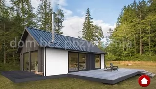 Dom bez povolenia 35 m2 ST-1C MUROVANY so SPÁLNOU a MEZANÍN