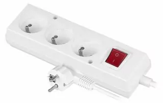 3-zásuvkový predlžovací kábel s vypínačom PS-370WS
