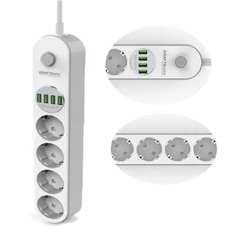 Predlžovací kábel - Rozšírenie 4xUSB 2 m 4 sloty