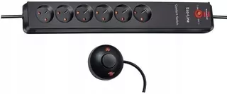 Predlžovací kábel - Eco-Line Comfort Switch predlžovací kábel 6 zásuviek 2m