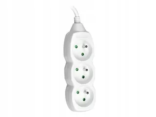 Predlžovací kábel TRACER Power Cord 3 m Biela TRALIS44614