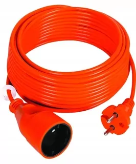 Predlžovací kábel oranžový 10 m