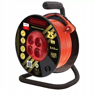 Predlžovací kábel 25m 4 × 2P+Z 16 A 3 × 1,5mm2 OMY