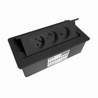 Predlžovací kábel - Desktop predlžovací mortis GTV Black