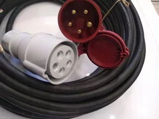 Predlžovací kábel - Predĺženie sila stavba 15 metrov 5 × 4m 5P 32 A 400 V