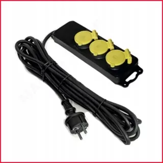Gumový predlžovací kábel PS-W-330 3m ks/pár