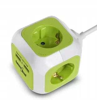 Predlžovací kábel - Predlžovací panel CUBE Aktuálny 4-2-USB zásuvka