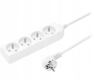 Predlžovací kábel typ PS-470 4 × 2p+Z, s uzemnením