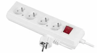 4-zásuvkový predlžovací kábel s vypínačom PS-470WS