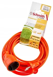 Dielenský predlžovací kábel, kábel veľkosti 2X1 mm, 50 m, typ - oranžový.
