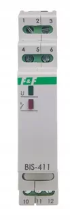 Impulzné bistabilné relé na zbernicu zap/vyp 230 V AC 16 A 1P BIS-411 F&F FIF FF