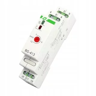 BIS-413 Bistabilné relé s časovaním 230 V 10 A F&F modul
