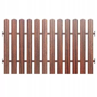 Plotové lano FORTE FO-01 200X120 CM potiahnuté orechovým drevom