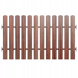 Plotové lano SPAZIO SP-01 200X120 CM potiahnuté orechovým drevom