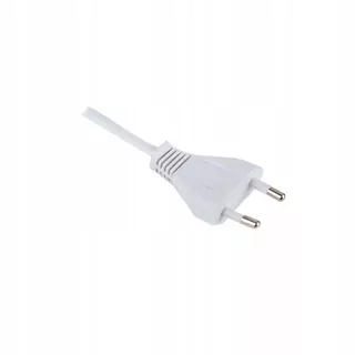 Kábel s EURO zástrčkou Biely 3m Design Light