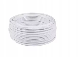 Kábel YDYp 2 × 1.5mm v bielej farbe