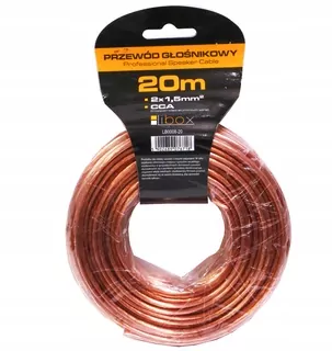 Reproduktorový kábel CCA 2 × 1,50mm LB0008-20 BX9661 Libox 20m