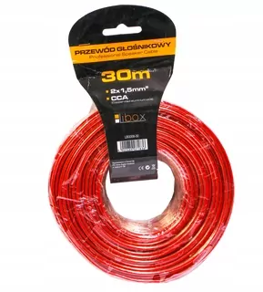 Reproduktorový kábel CCA 2 × 1,5mm LB0008-30 BX9580 Libox 30m