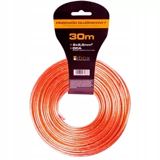 CCA 2 × 2,50mm reproduktorový kábel LB0009-30 Libox 30m Libox