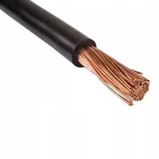 Inštalačný kábel mäkký LGY 10 čierny 1mb