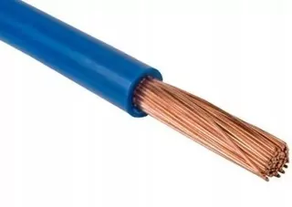 Inštalačný kábel mäkký LGY 16 modrý 1mb